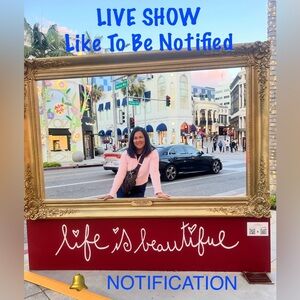 Like is to be notify when I go live.  Thank You 🙏